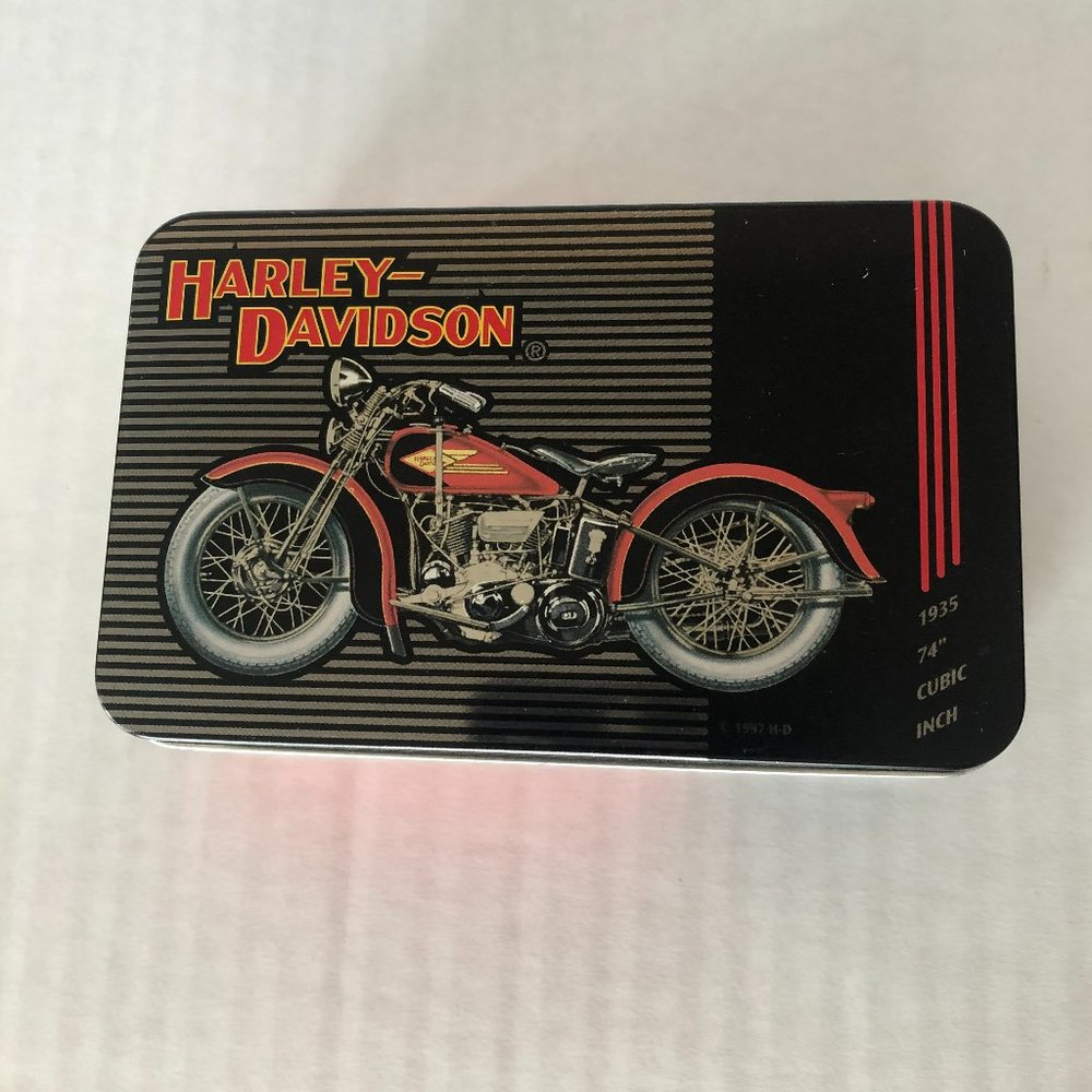 Harley Davidson Playing Cards in Tin 2 pack